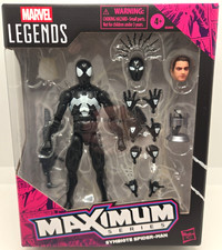 Marvel Legends Maximum Series Symbiote Spider-Man 6" Black Spiderman Figure