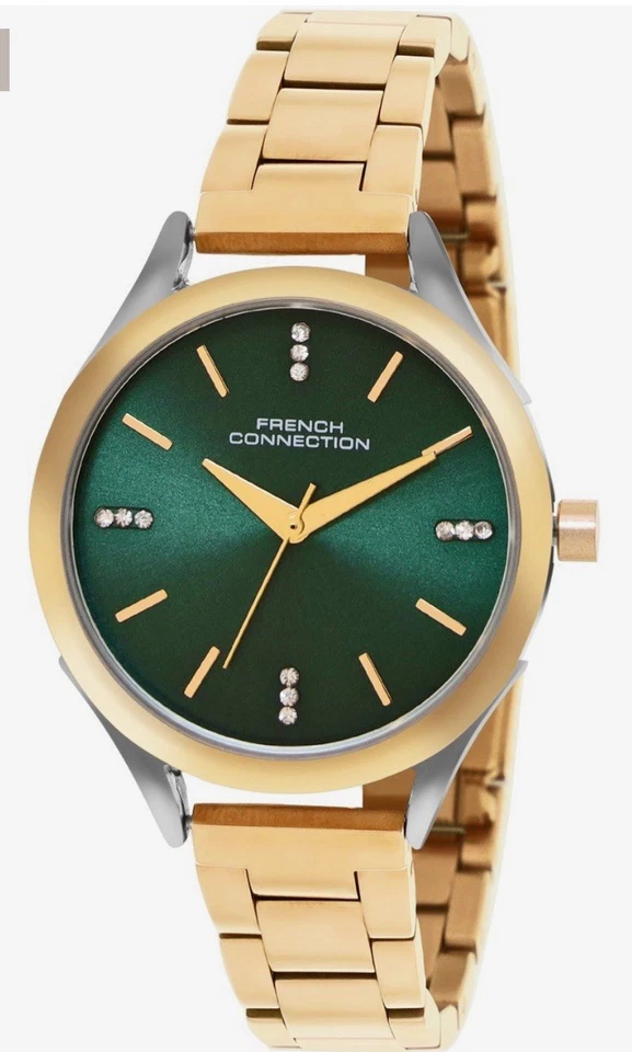 Женские часы French Connection Stella Maris зеленый циферблат корпус 34 мм - Изображение 2 из 4