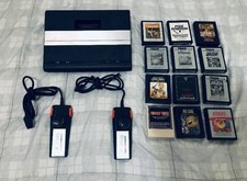 Original Atari 7800 Pro Console & 12 Games Bundle Lot P