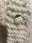 child's sweater, @size 5, 15"x15"x18" ladybug buttons, pockets, collar — photo 2