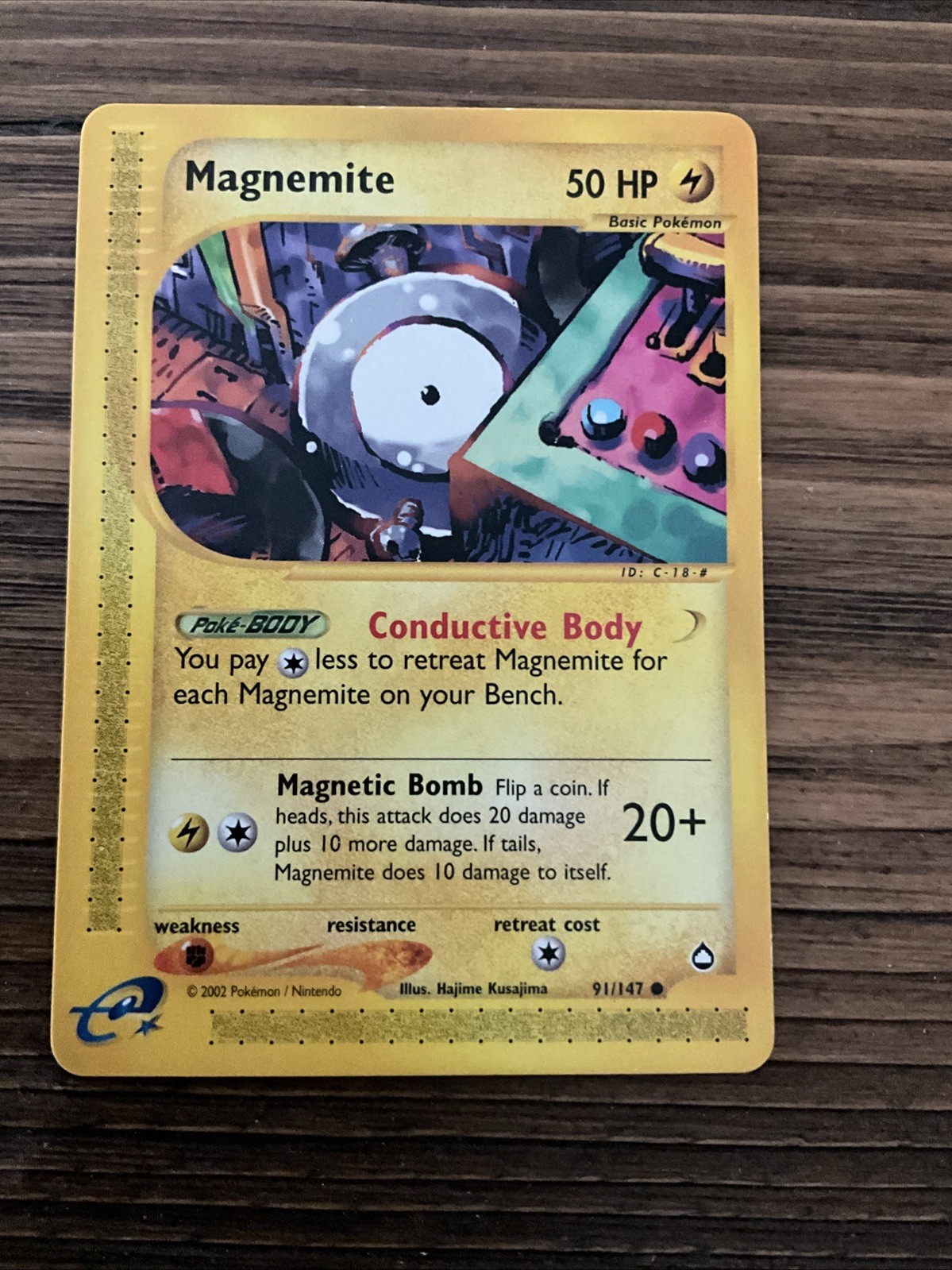 LP Magnemite 91/147 - Pokemon Aquapolis - Regular
