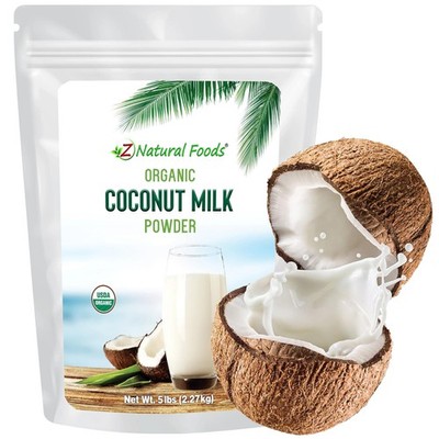 Organic Coconut Milk Powder - Vegan Dairy-Free MCT Creamer for Coffee & Smoot...