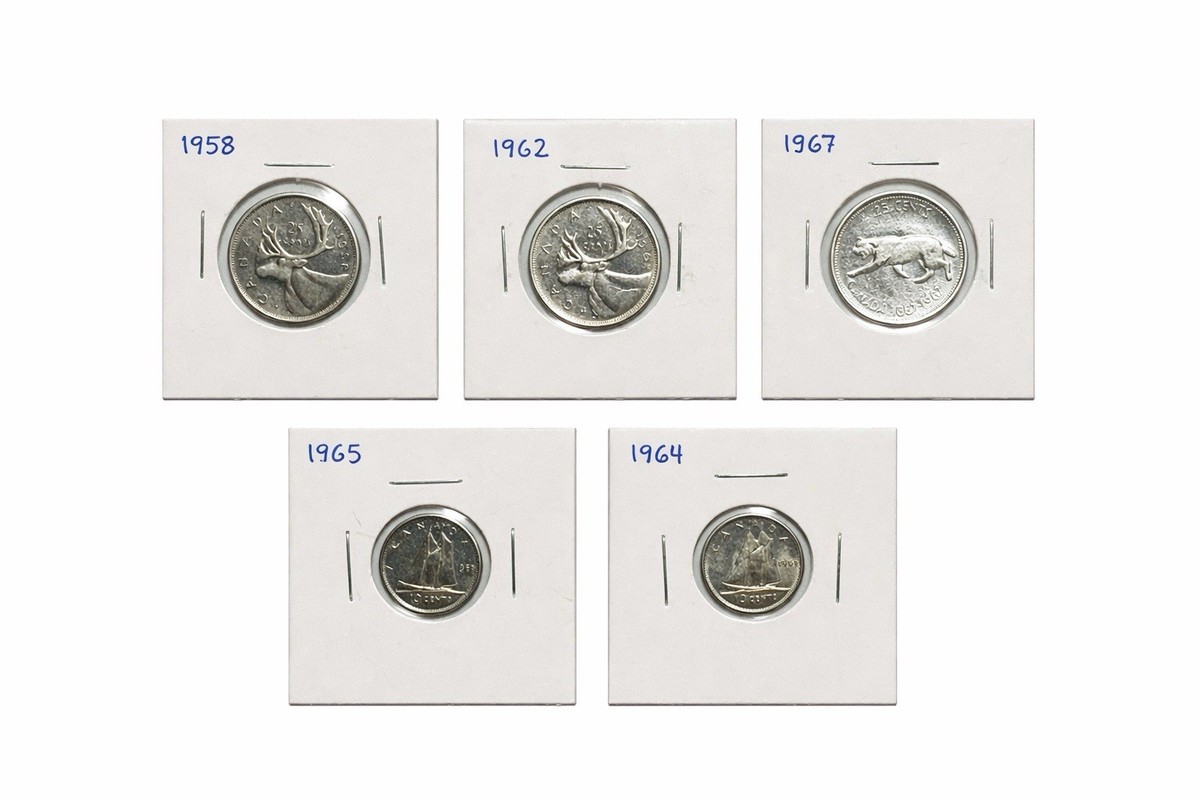 Canada 1867-1967 Centennial 25 Cent Canadian Quarter 25c - 80