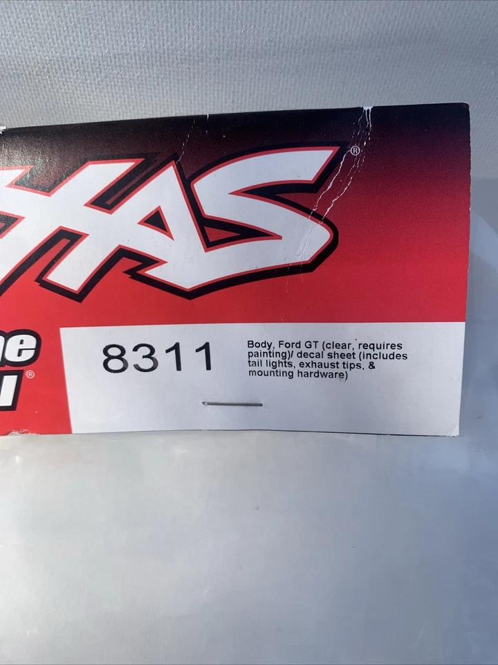 Traxxas Ford GT Clear Body W/Decals 8311 NEW - Image 3 of 4
