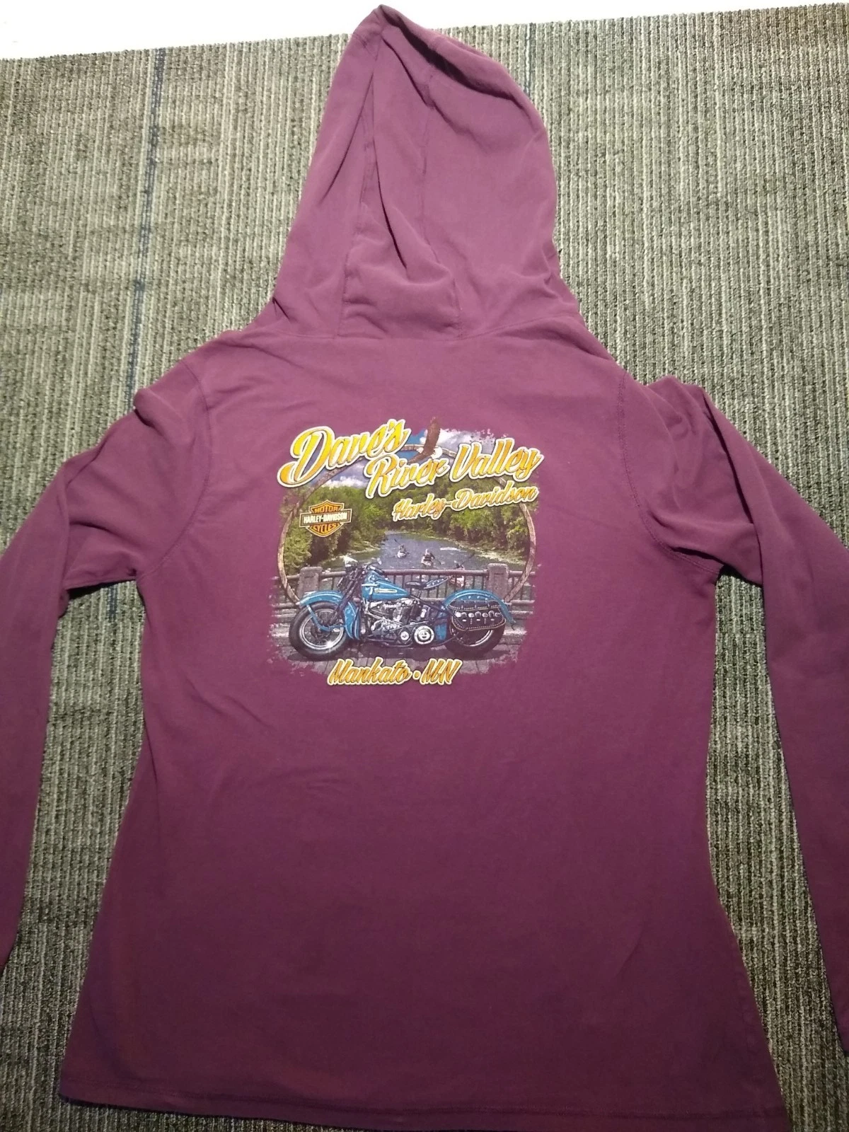 Harley-Davidson Women’s 2XL Performance Hoodie Stretch Mankato Minnesota Biker