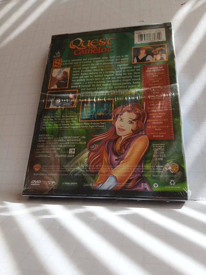 Quest for Camelot (DVD, 1998) Foto 2 de 3