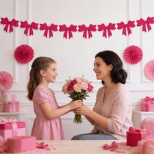 Banner Garland Mother's Day Banner Easy Installation Versatile Party Decor