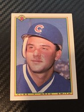 Greg Smith 1990 Bowman Baseball #31 Chicago Cubs Rookie RC