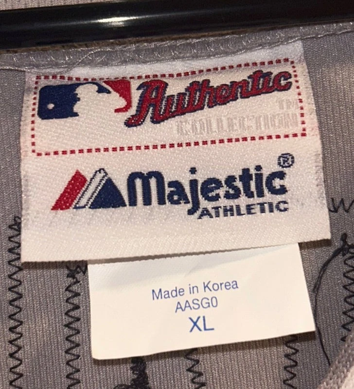 Ryan Braun #8 Brewers Majestic 2008 All-Star Jersey Gray XL NWOT - Image 4 of 4