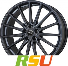 4x Brock B43 cosmic grey matt 9.5x21" ET36 LK5 112 ML 66.6 Alufelgen 21 Zoll