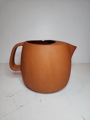 Bortner & Bortner Terra Cotta Pitcher 6 Inches Tall 5 3/4 Inches Wide 