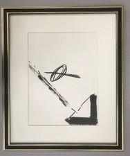 Stampa litografica Anthony Tapies "Derriere le Miroir n.175" 1968