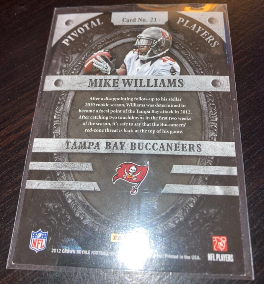 2012 Crown Royale - Pivotal Players Mike Williams #21 - Image 2 of 2