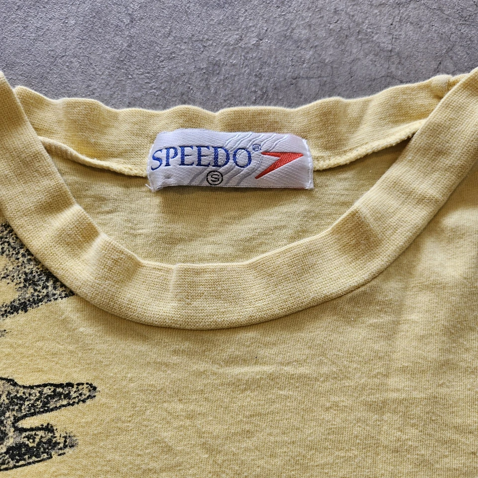 VTG Speedo 90s t Shirt Swimming Ironman Men's Small Tag Fits Medium - Image 2 of 4