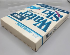 Water Ski (Atari 7800, 1988) Tested Cartridge, Manual, Warranty Card and Box