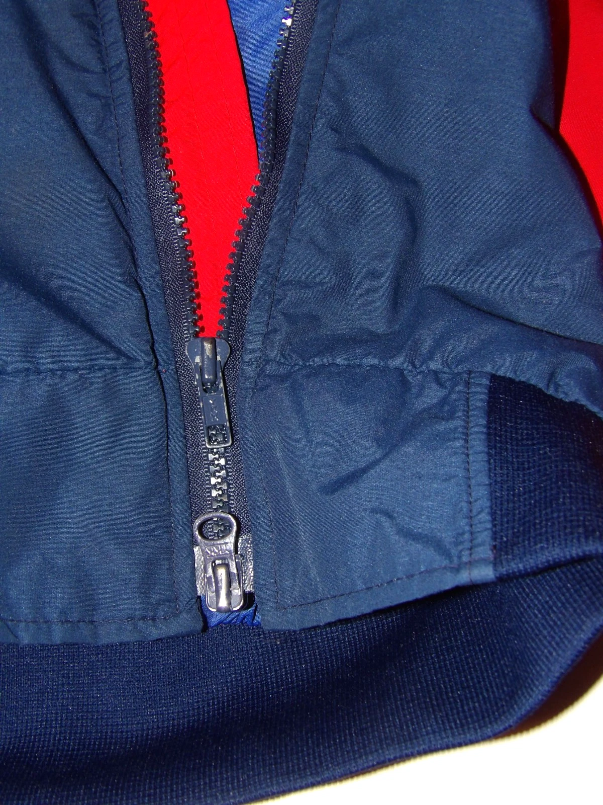 VINTAGE 1985 "McLAREN NORTH AMERICA" EMBROIDERED JACKET! CB SPORTS! RED & NAVY S image 10