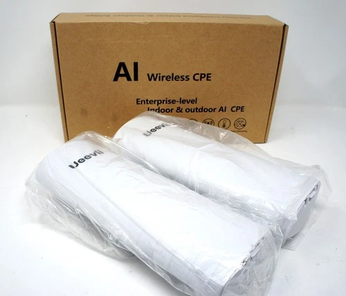 UeeVii CPE450 5.8G 3Km Long Range Point to Point Wi-Fi Bridge for Extend Network
