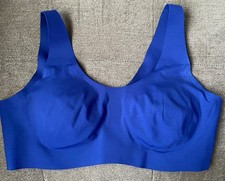 KNIX The Padded Wireless Back Smoothing Bra Blue SIZE Large