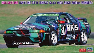 Hasegawa 20670 1/24 Scale Model Kit HKS Nissan Skyline GT-R R32 Gr.A JTC '93