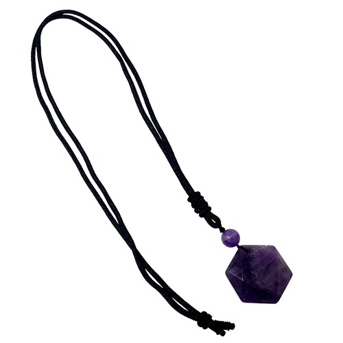 Collar de amatista Hexagrama Colgante Púrpura Piedra preciosa Protección... - Imagen 17 de 24