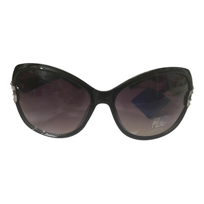 Bob Mackie sunglasses new with tag bling on the side black.
