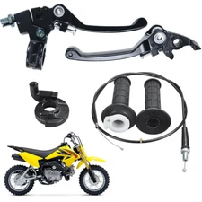 Throttle Cable Handle and Lever Kit for Honda XR80 XR100 CRF70 CRF80 CRF100F 50F