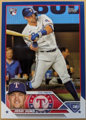 2023 Topps Series 2 - Josh Jung #529 Royal Blue (RC)