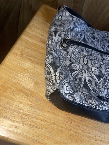 Zach root’s Crossbody bag owl’s black-and-white - Picture 9 of 9