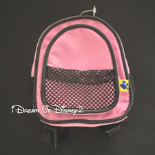 Build-A-Bear PINK  BLACK BACKPACK, POCKETS, ZIPPERS Adjustable Teddy Accessory