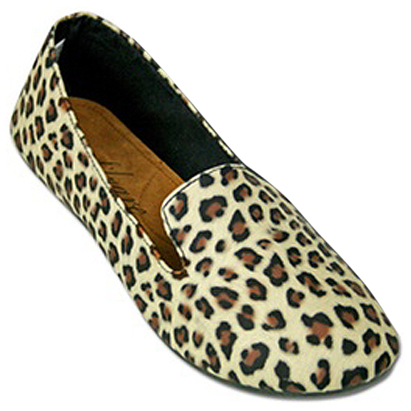 leopard print smoking slippers