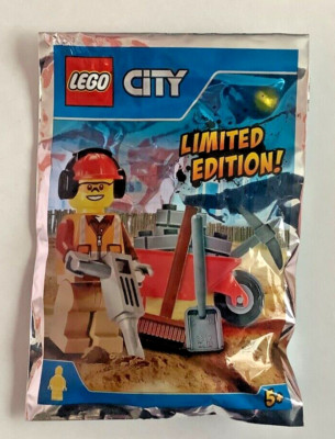 LEGO City - Bauarbeiter 951702 - Limited Edition Folienpaket - versiegelt 