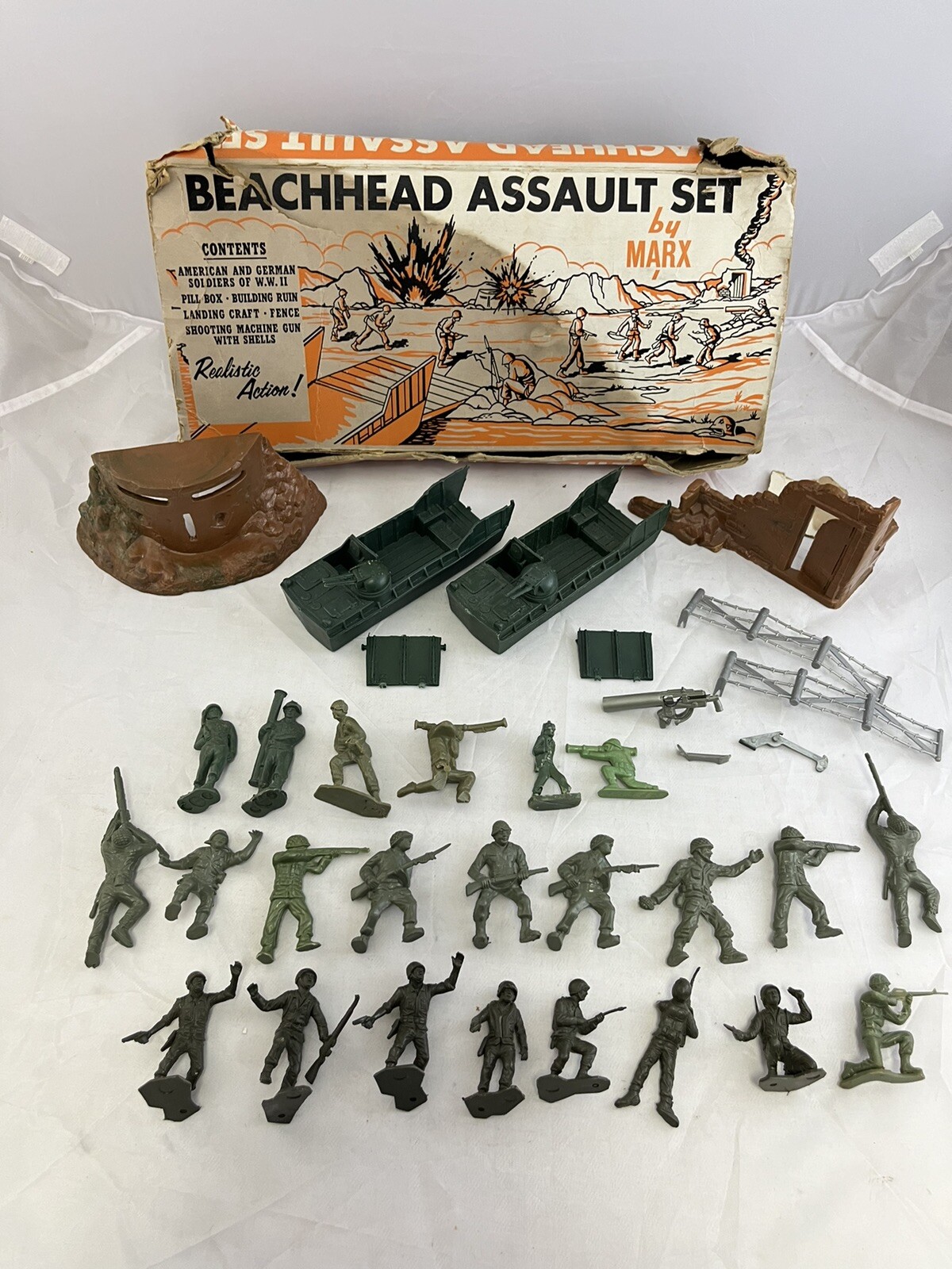 Vintage Marx Beachhead Assault Playset eBay
