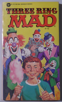 #ad THREE RING MAD #16 Warner Books 1st Printing May 1977 Paperback Book A724 $9.95
