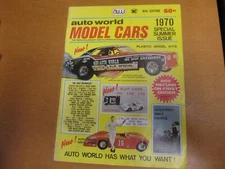 1970 AUTO WORLD CATALOG SPECIAL SUMMER 19th EDITION MODEL CARS, SLOT CARS, ETC.