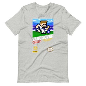 Vancouver Whitecaps FC 8-bit Retro NES League Soccer Football Club T-Shirt 