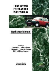 LAND ROVER FREELANDER 1.8 2.5 TD4 (01-06 Owners Service Manual Workshop