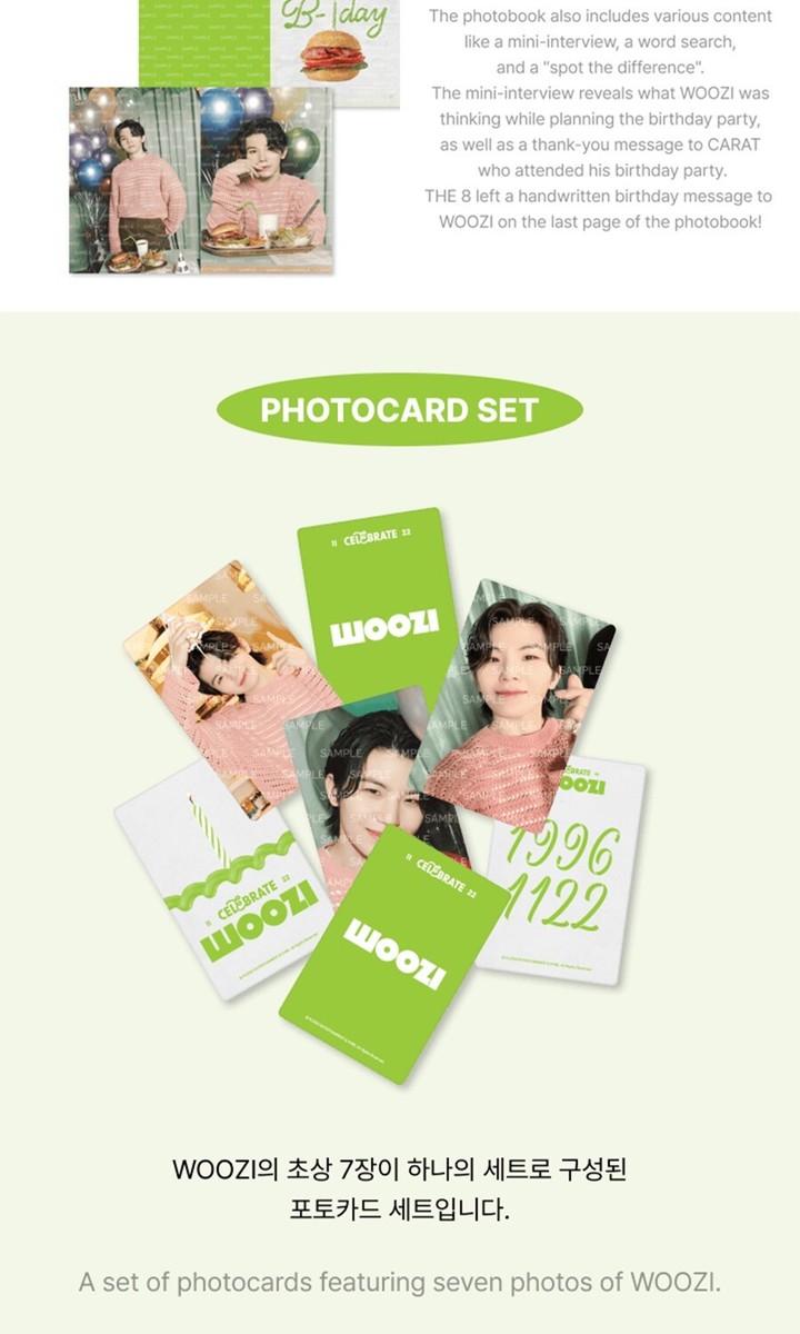 SEVENTEEN WOOZI HAPPY DAY BIRTHDAY BOX VER.3 /Photo Book+