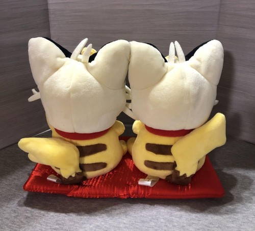 Pokemon Center Original Monthly Pair Pikachu January 2017 Plush 2504TY - Picture 2 of 6