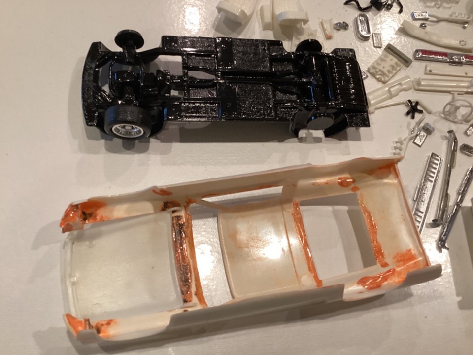 ULTRA Rare AMT Autolite HIPER Mustang T147150 Box +Multi Car Parts