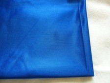 Solid royal blue polyester /acetate fabric 1 yd 16" by 60" does not ravel