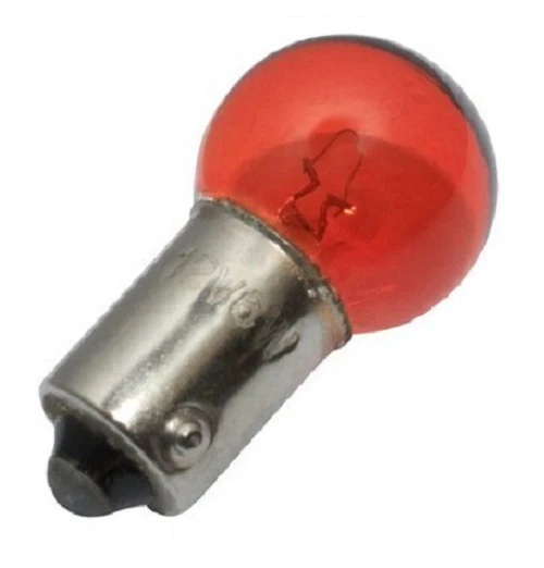 BULB 12V 6W BA9S G14.5 ORANGE CAR SIDE INDICATOR WARNING LIGHT LAMP TURN SIGNAL