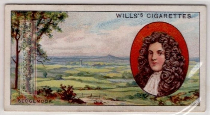 Battle of Sedgemoor Monmouth Rebellion England 1685 80+ Y/O Ad Trade Card