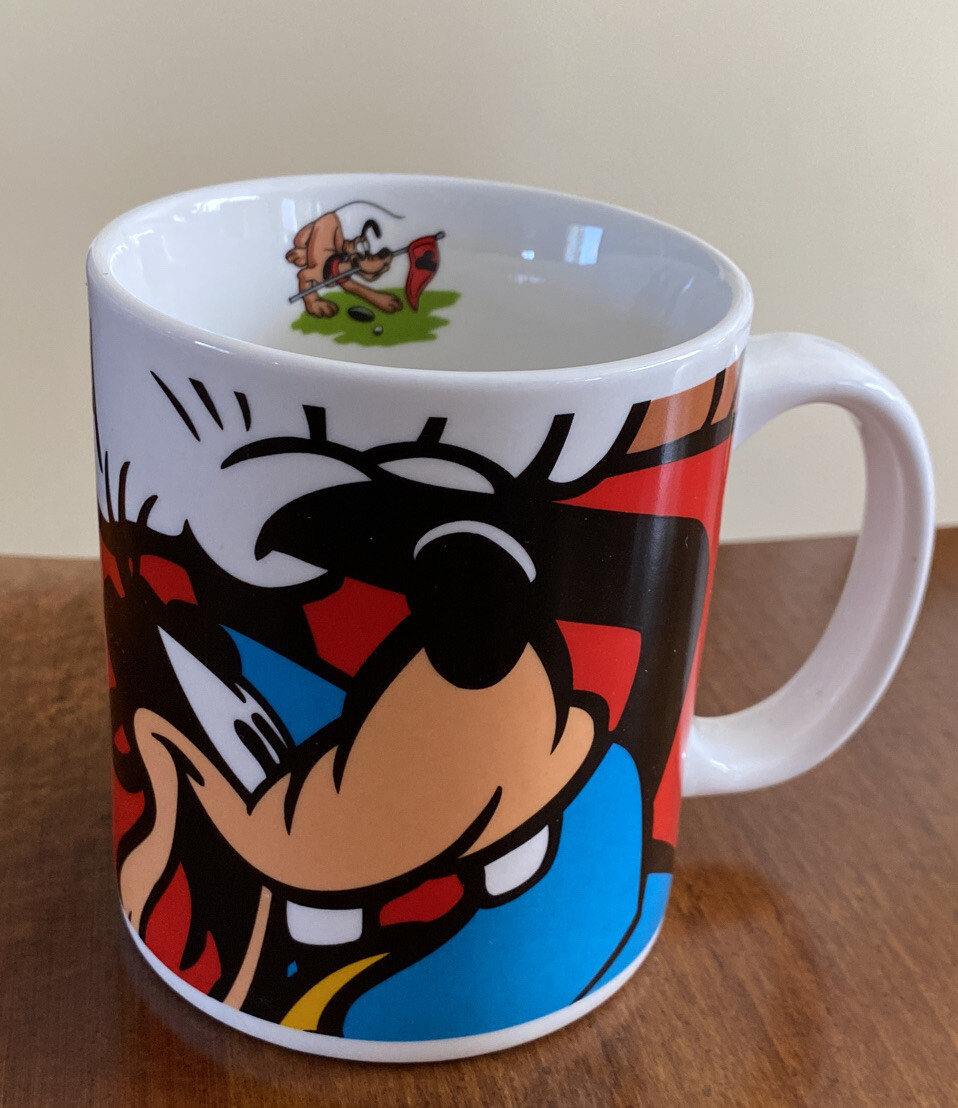 Disney Goofy Pluto Golf Swing Coffee Mug By Silver Phoenix Linyi