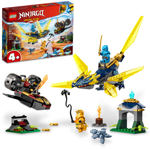 Конструктор LEGO NINJAGO Nya и Аринс Битва маленьких драконов 71798 [Новая игрушка]