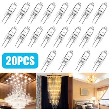G4 Light Bulbs 20W Dimmable 120V G4 Base 2Pin Warm White Bulb 20-Pack T3 JCD