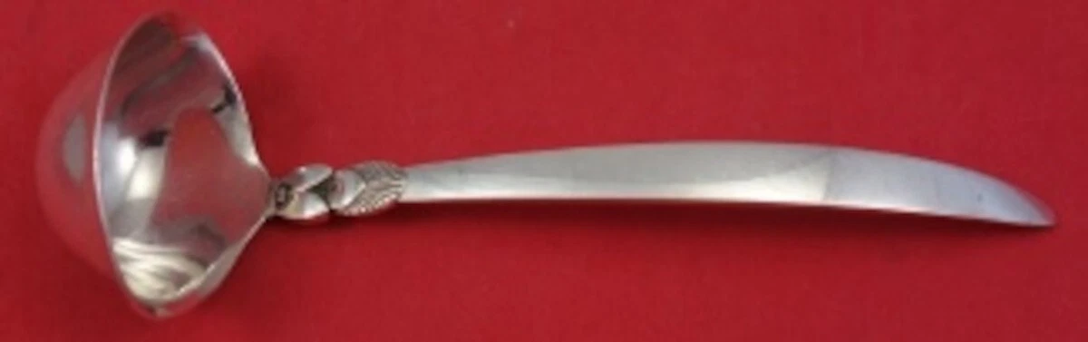 Cactus by Georg Jensen Sterling Silver Sauce Ladle 6 1/4" Serving Heirloom