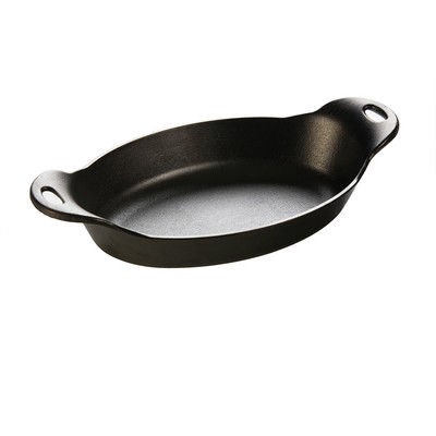 Lodge Heat Treated Cast Iron Oval Mini Serving Dish 36 Ounce 4 per  