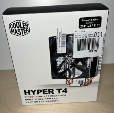 Cooler Master Hyper T4 RR-T4-18PK-R1 CPU Fan for Intel and AMD Sockets 