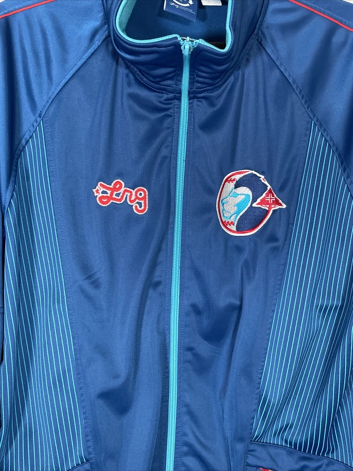 LRG Lifted Research Group 莱特曼夹克狮子 2XL 婴儿皇家真蓝色 — 第 4/4 张图片