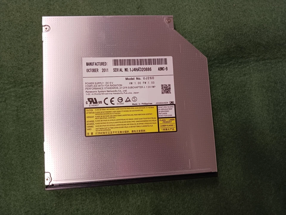 Panasonic UJ260 6x BDXL Blu-ray 8x DVD CD Burner Player 12.7mm SATA Drive Bluray - Image 2 of 3